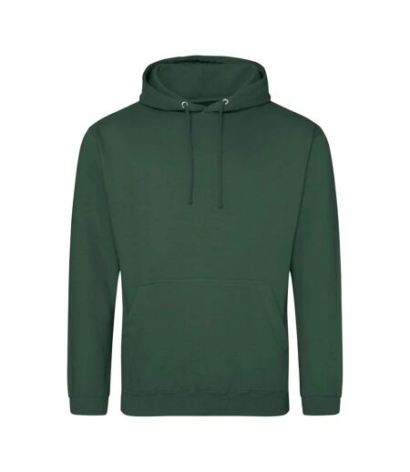Sweat À Capuche College Adulte Vert Bouteille Awdis