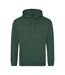 Sweat À Capuche College Adulte Vert Bouteille Awdis-1