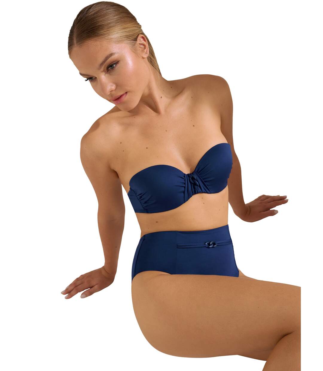 Haut maillot de bain bandeau balconnet préformé Palma Lisca-5