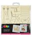 Kit Scènes de Noël 3D Bonhomme de Neige 10cm Naturel-2