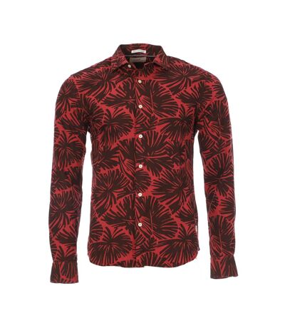 Chemise à motifs Rouge Homme Scotch & Soda Oxford