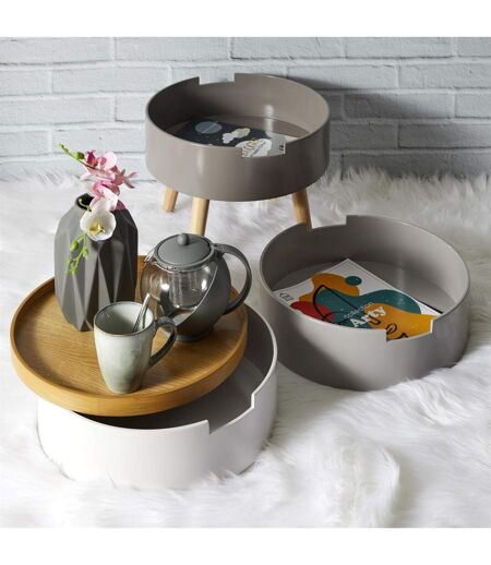 Lot de 6 Mugs Au Grès du Temps 12cm Gris