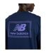 T-shirt Motif/style Étiquette Homme Bleu Marine New Balance-4