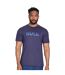 Mens script t-shirt navy Raging Bull