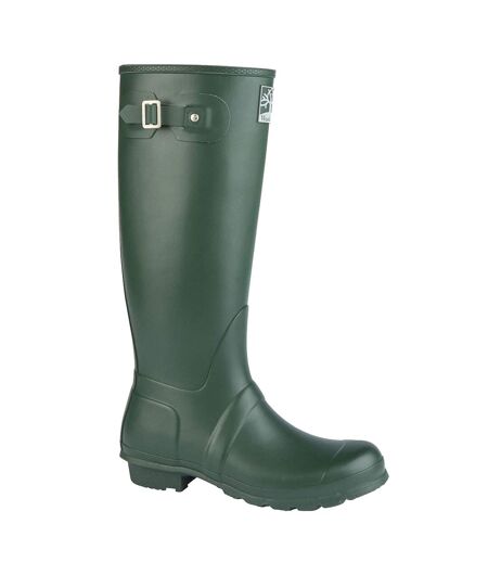 Woodland Unisex Quality Strap Regular Wellington Boots (Green) - UTDF977