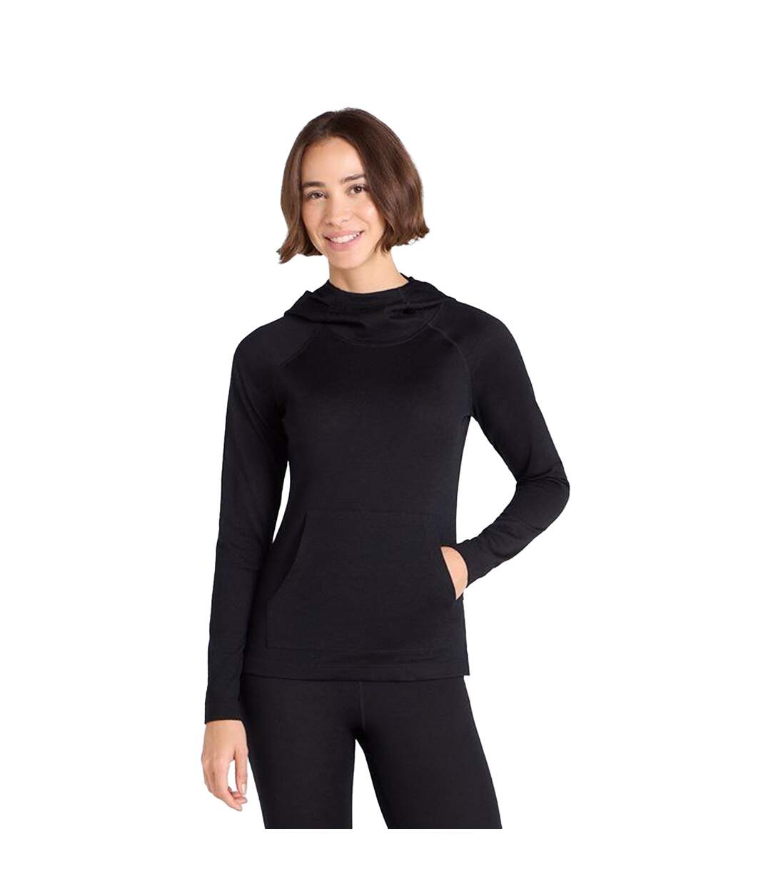 Sweat À Capuche Femme Noir Animal-2