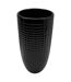 Vase Déco en Céramique Quadri 24cm Noir-1