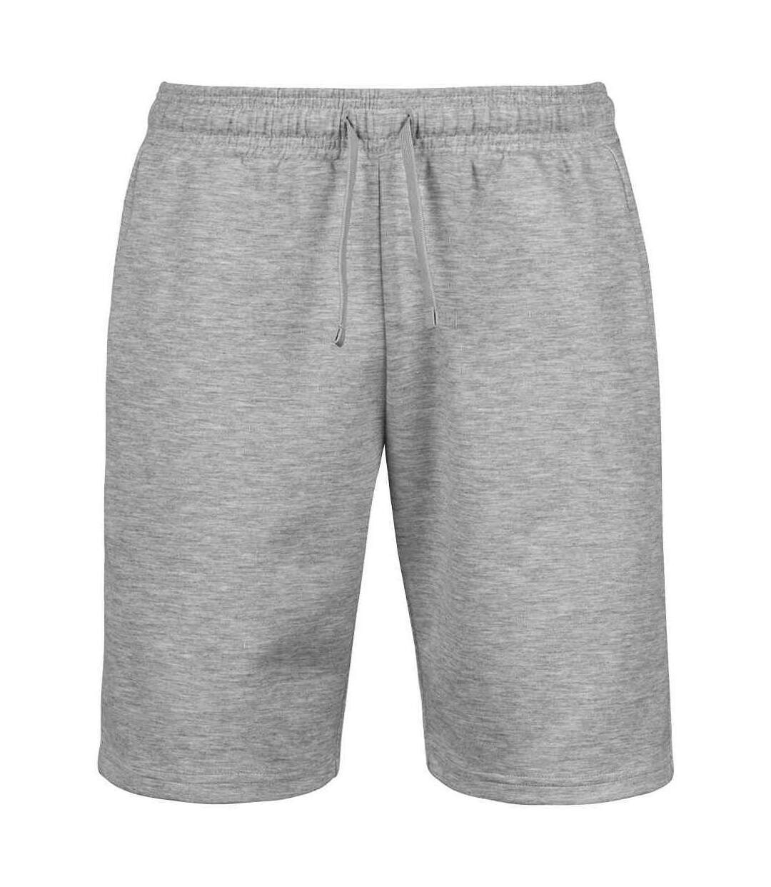 Short homme gris chiné Tee Jays-1