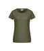 T-shirt Basic Femme Olive James And Nicholson-1