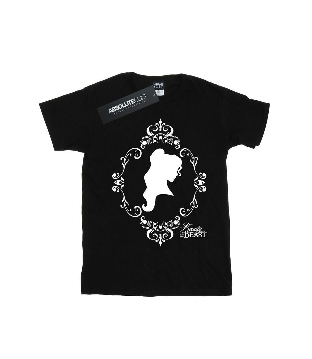 Disney Princess - T-shirt BELLE SILHOUETTE - Femme (Noir) - UTBI42614-1