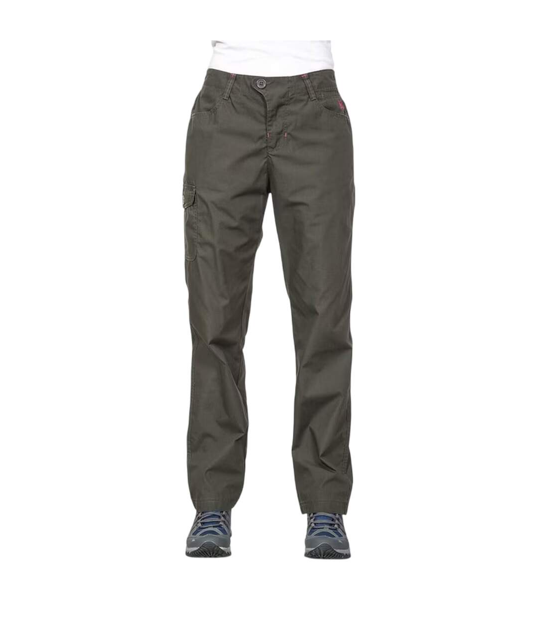 Pantalon À Poches Rambler Femme Kaki Trespass-4