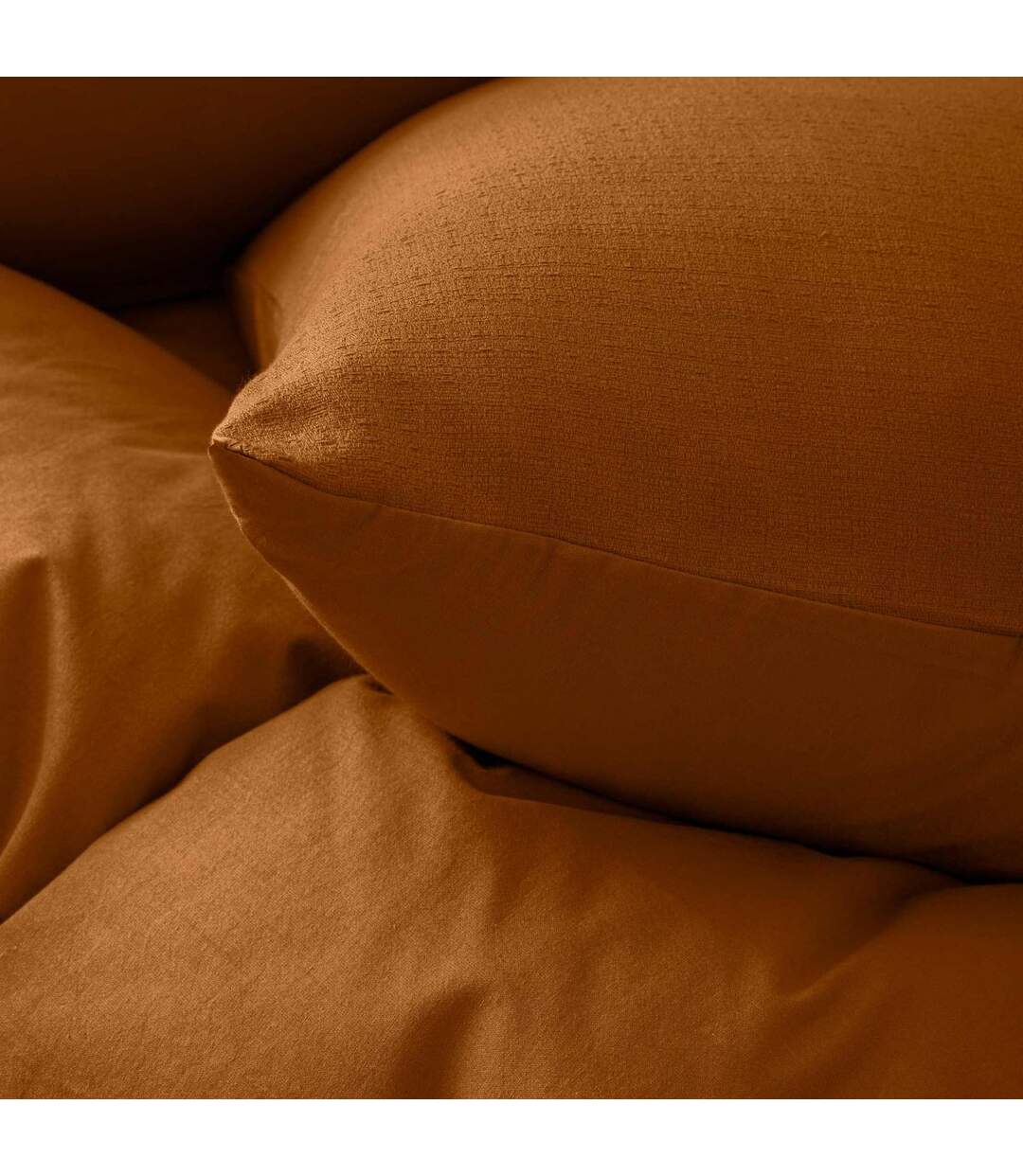 Parure de Lit 3 Pièces Clara 260x240cm Caramel-3