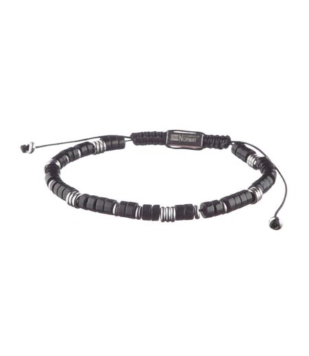 Bracelet noir/acier homme geographical norway 315020 - taille unique