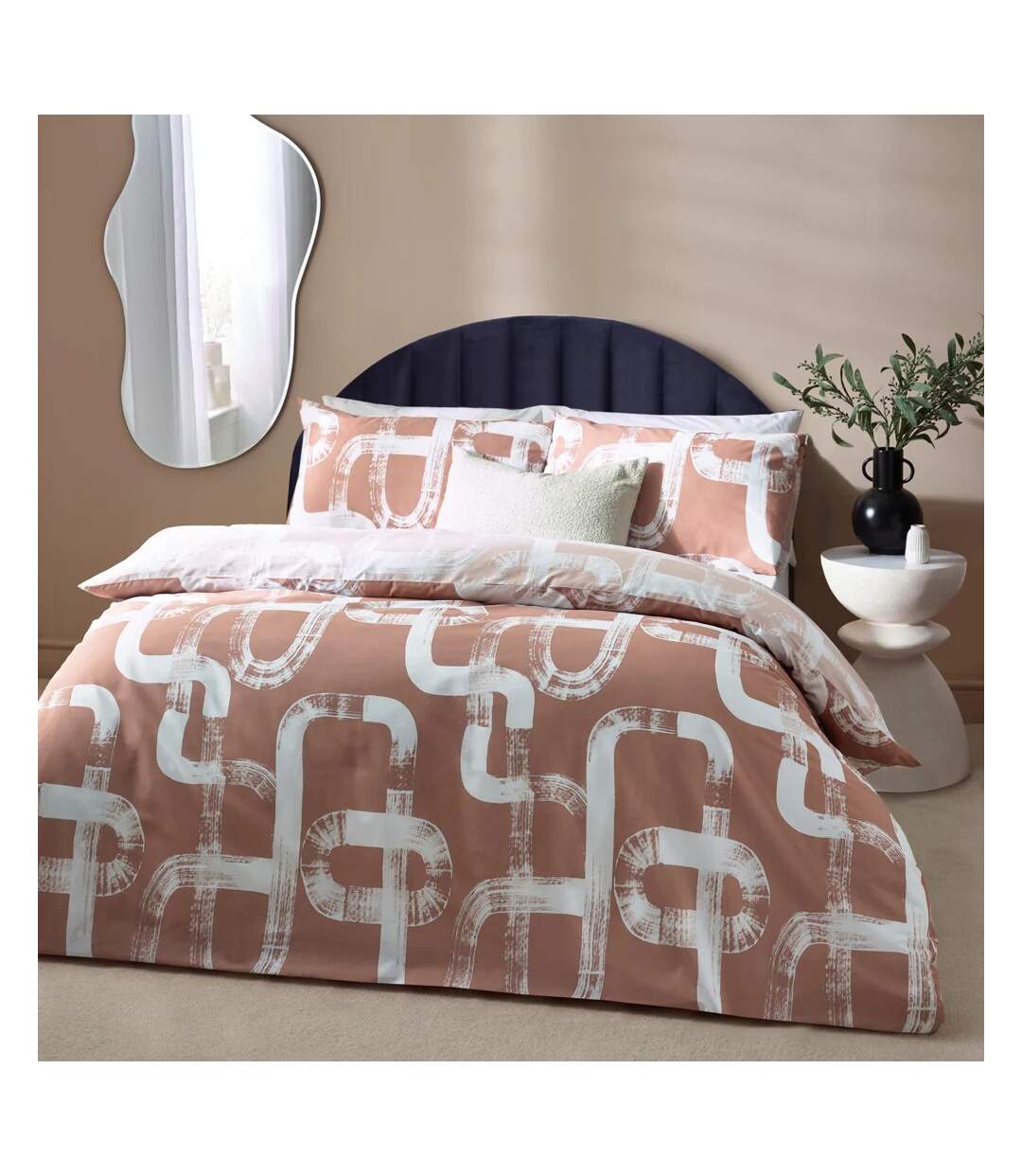 Tuba reversible abstract duvet cover set plaster Hoem-1