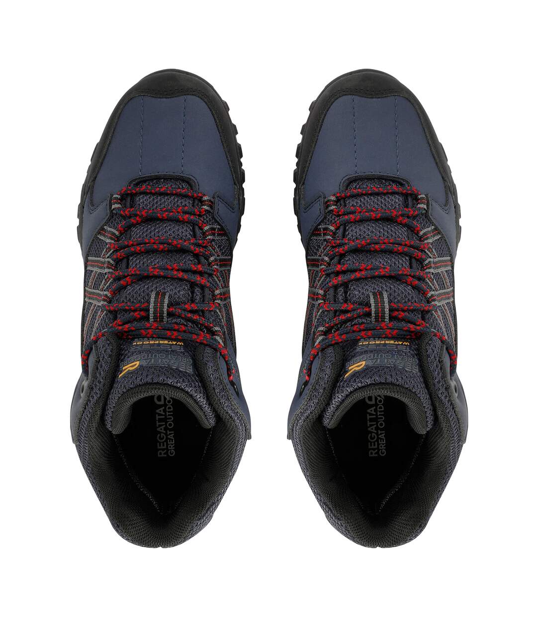 Chaussures De Randonnée Edgepoint Homme Bleu Marine Rouge Regatta-3