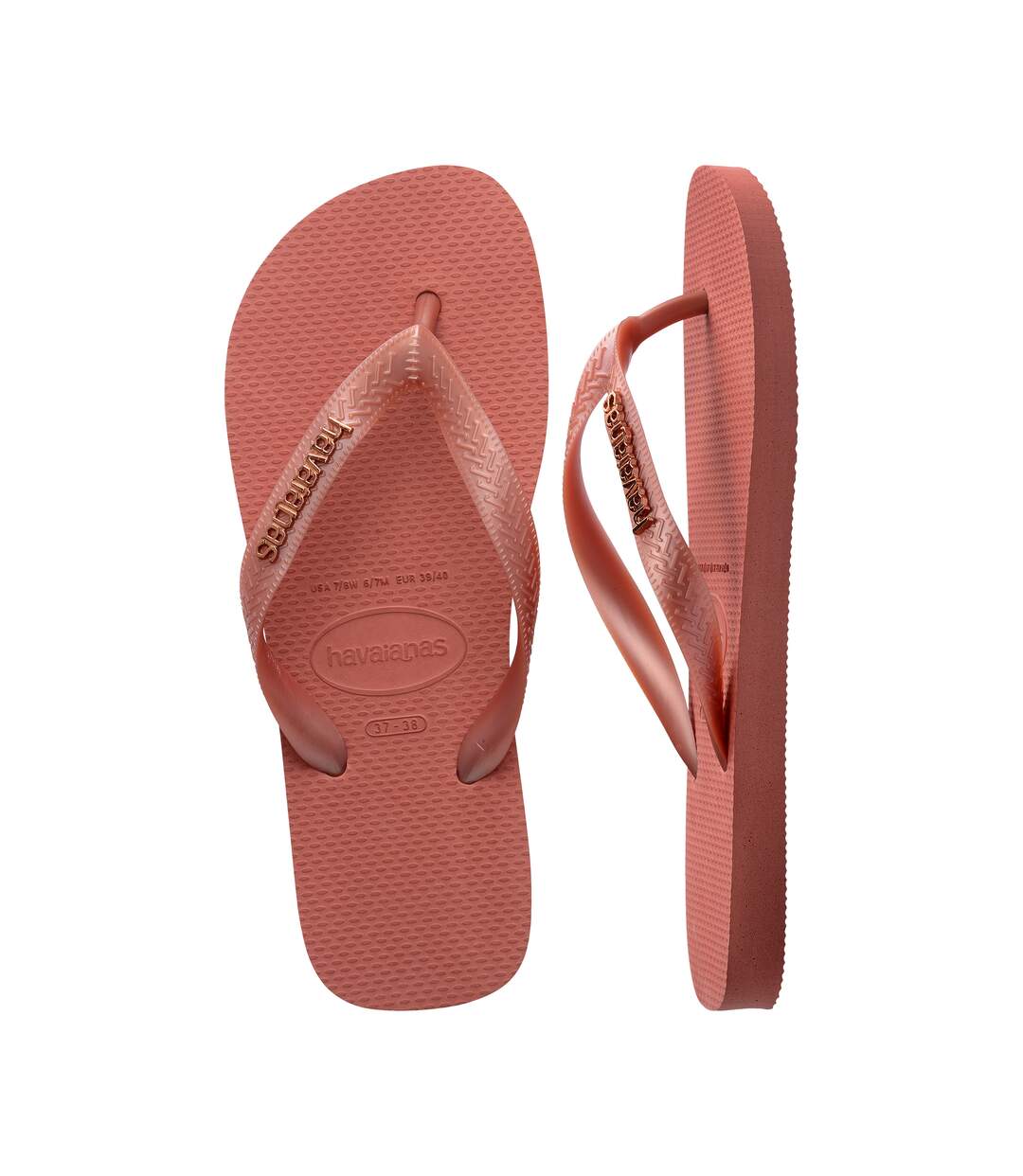 Tong à Enfiler Havaianas Top Logo Metallique-3