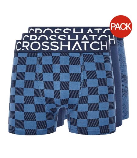 Boxers bresler homme bleu marine Crosshatch