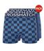 Pack of 3  Mens bresler boxer shorts  navy Crosshatch-1