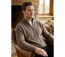 Cardigan Full Zip Homme Ledertys Marron en Laine LY0717-4