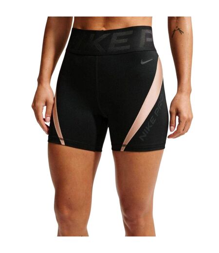 Womens/ladies Performance Colour Block Shorts Black Nike