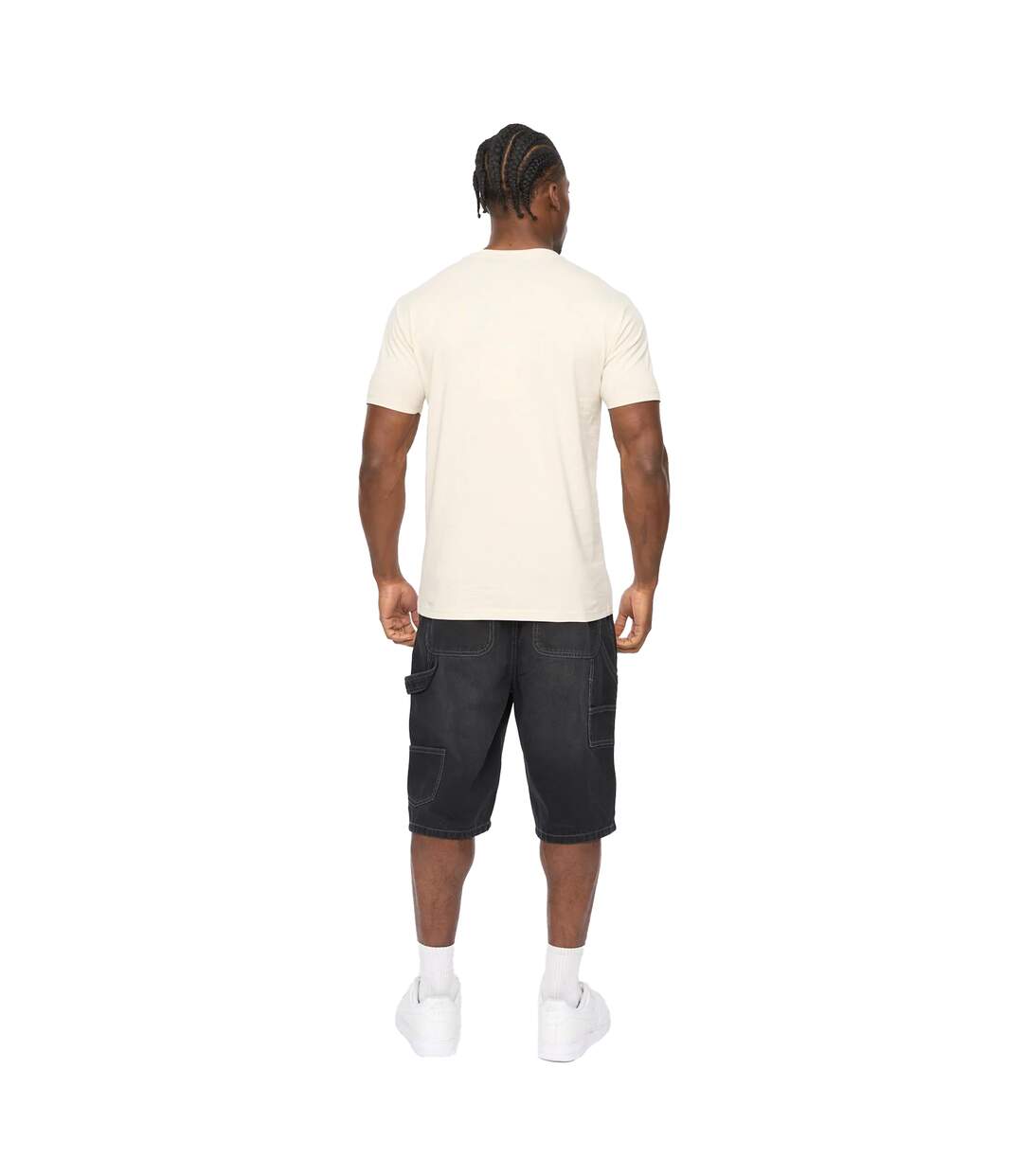 T-shirt Hallfell Homme Beige Crosshatch-4