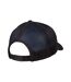 Casquette Trucker Retro Noir Blanc Flexfit-2