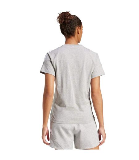 T-shirt Tiro Femme Gris Argenté Adidas