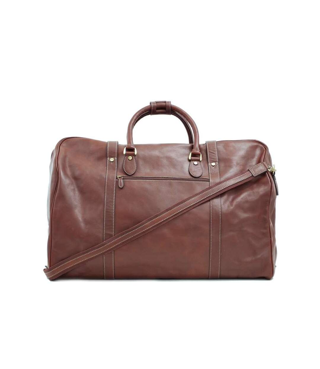 Sac de voyage en cuir KATANA 60cm - marron-4