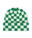 Bonnet Motif/style Damier Adulte Vert Kelly Blanc Cassé Beechfield-1