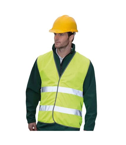 Gilet haute visibilité core unisexe jaune fluo Result