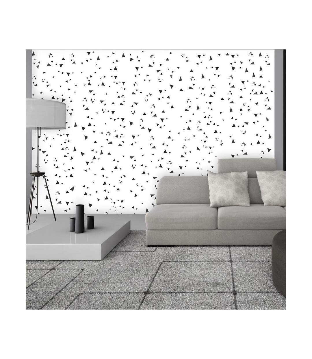 Papier Peint Rain of Triangles 50x1000cm-1