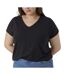 T-shirt Noir Femme Vero Moda Aya Curve - 42/44