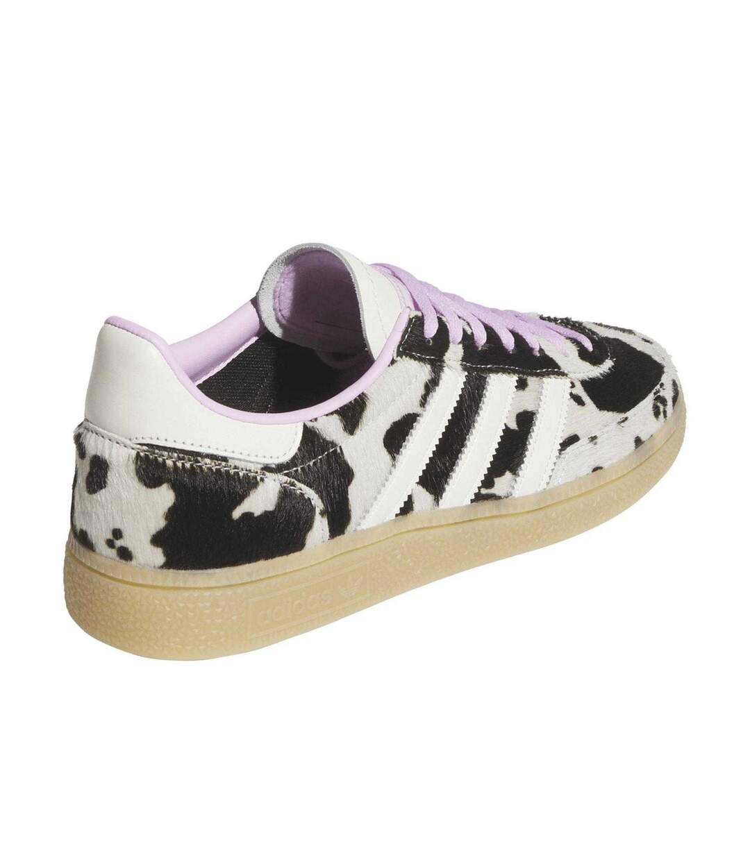 Baskets Motif/style Imprimé Vache Handball Spezial Femme Rose Blanc Noir Adidas-2