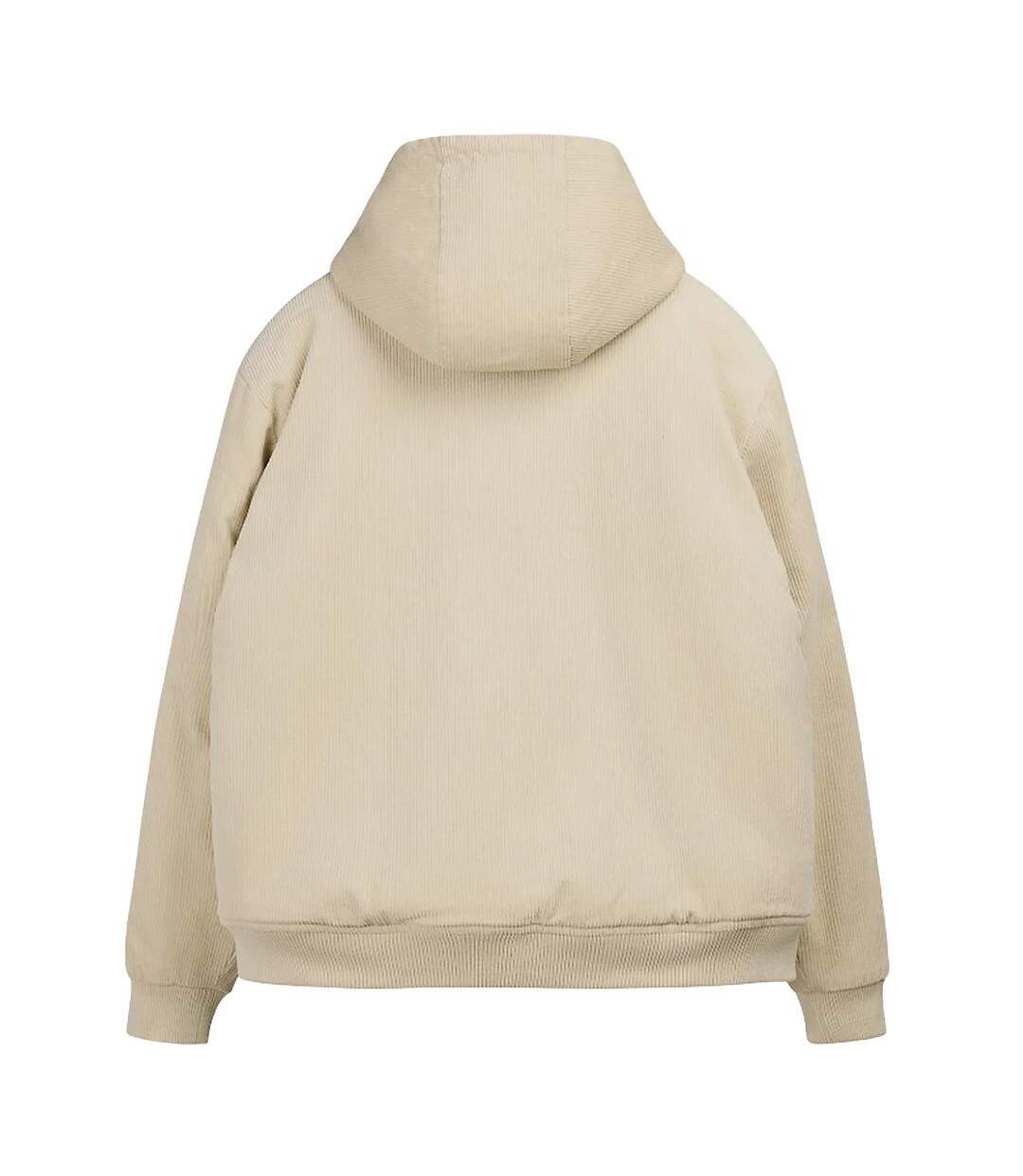 Blouson velours côtelé beige homme teddy smith clement-2