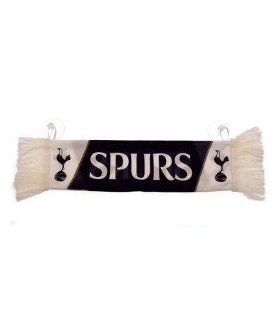 Tottenham Hotspur FC Décoration de voiture foulard (Noir/blanc cassé) (Taille unique) - UTTA8514