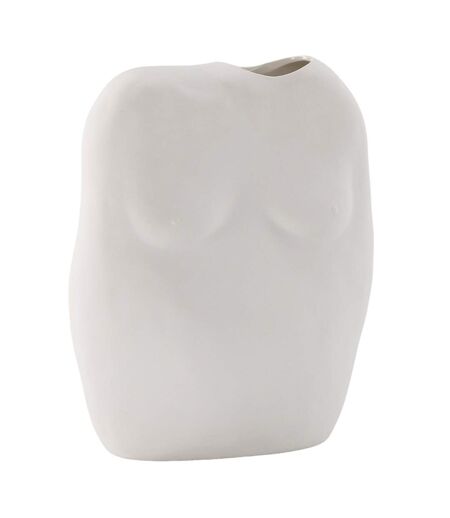 Vase Buste en Céramique Romie 28cm Blanc Cassé