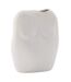 Vase Buste en Céramique Romie 28cm Blanc Cassé-1