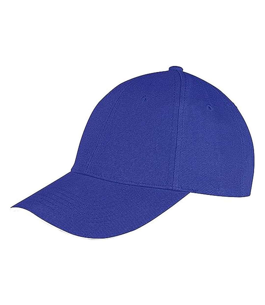 Result Mens Memphis Sandwich Peak Cap (Royal/White) - UTPC3127-1