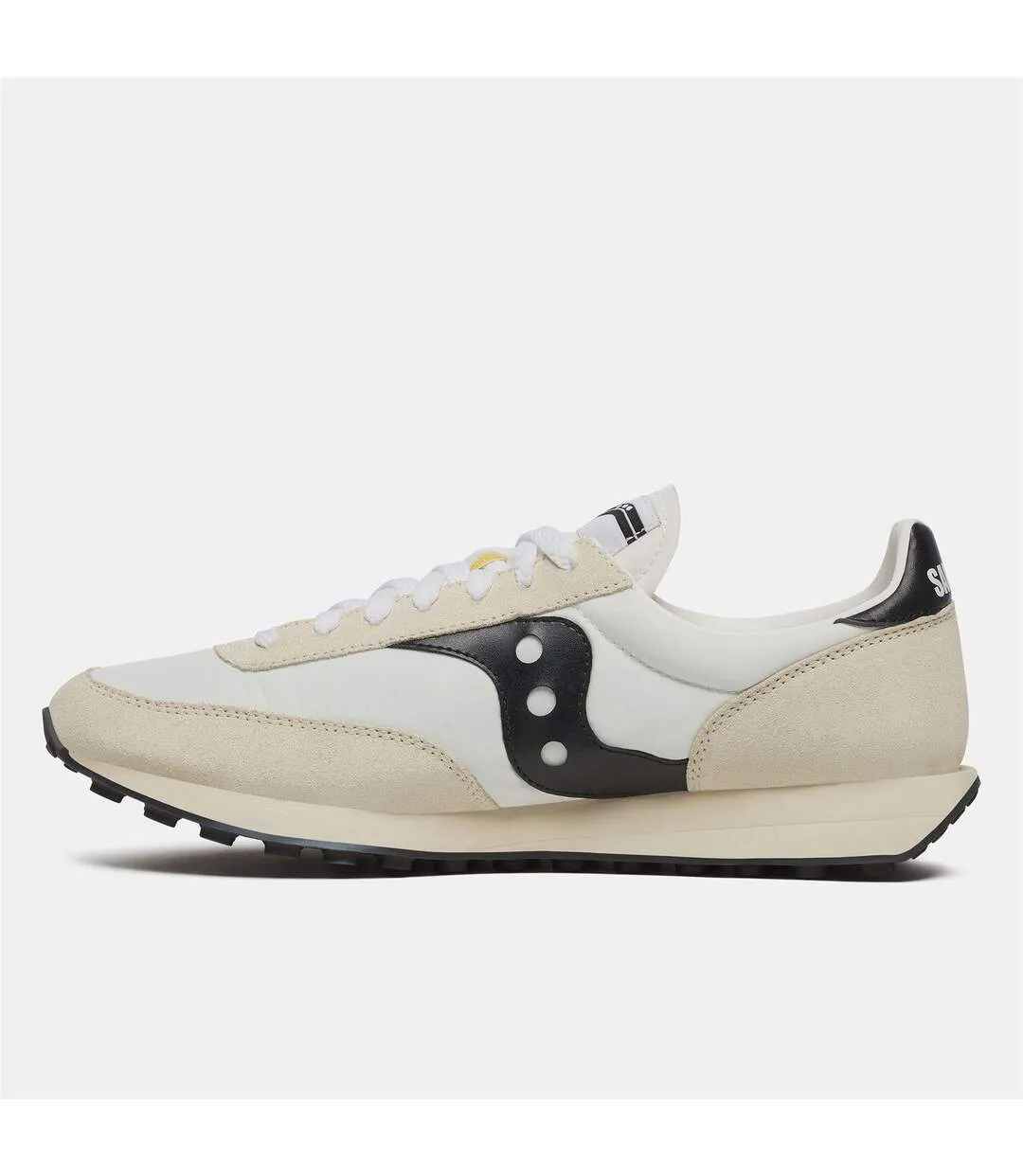 Unisex Adult 80 Suede Trainers White Black Saucony-3