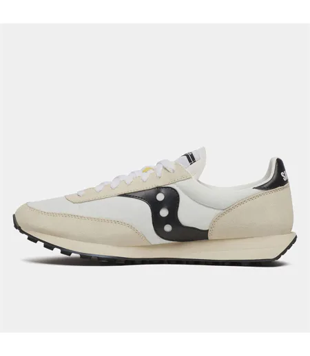 Unisex Adult 80 Suede Trainers White Black Saucony
