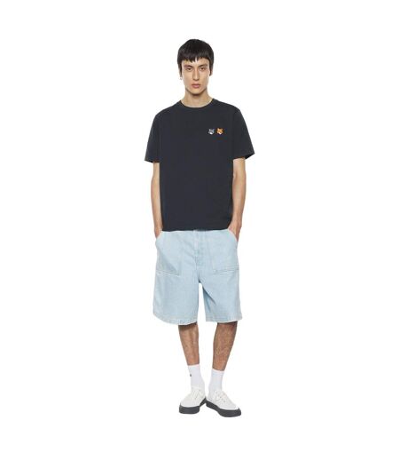 T-shirt Double Fox Homme Anthracite Maison Kitsuné