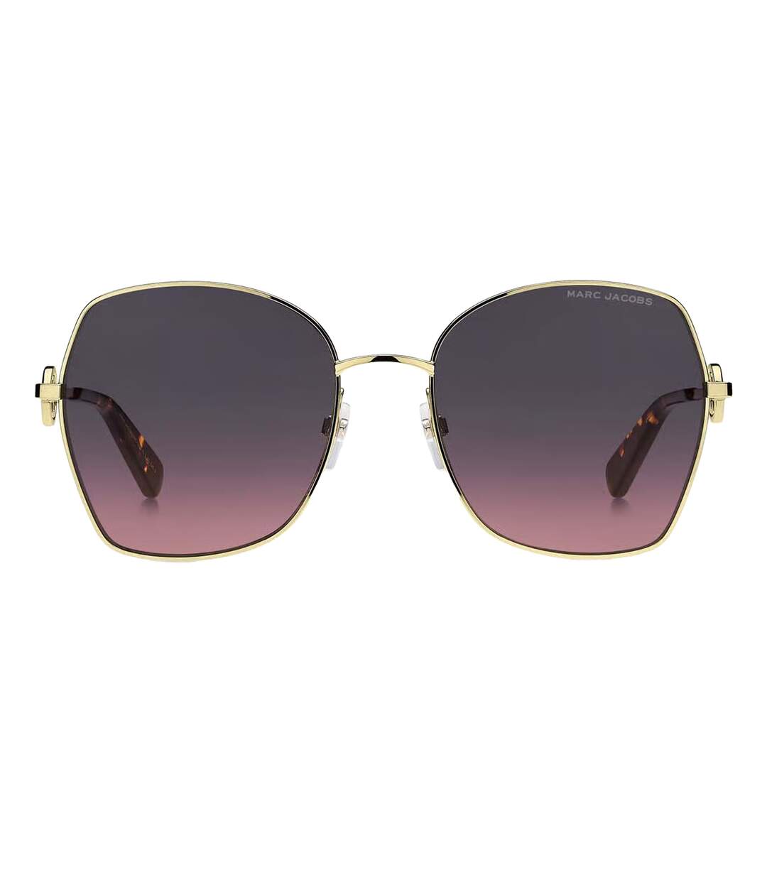 Womens/ladies Butterfly Sunglasses One Size Gold Brown Marc Jacobs-1