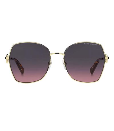 Womens/ladies Butterfly Sunglasses One Size Gold Brown Marc Jacobs