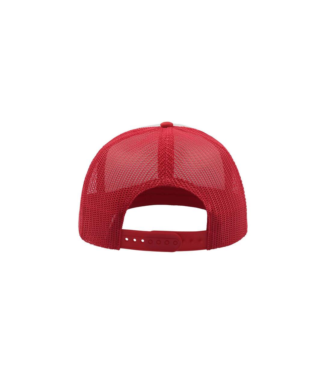 Casquette trucker snap 90s adulte blanc / rouge / bleu roi Atlantis-2