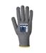 Unisex adult cut resistant liner gloves m grey Portwest-2