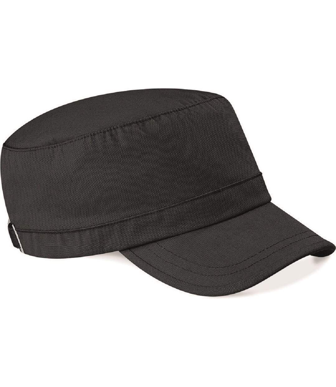 Casquette cubaine style militaire - B34 - noir-1