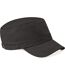 Casquette cubaine style militaire - B34 - noir-1