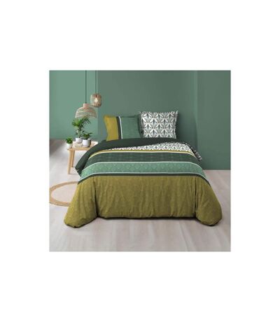 Parure de Lit 3 Pièces Bogota 240x220cm Vert