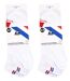 Chaussettes SNEAKER LE COQ SPORTIF Pack de 6 9392 BLANC-4