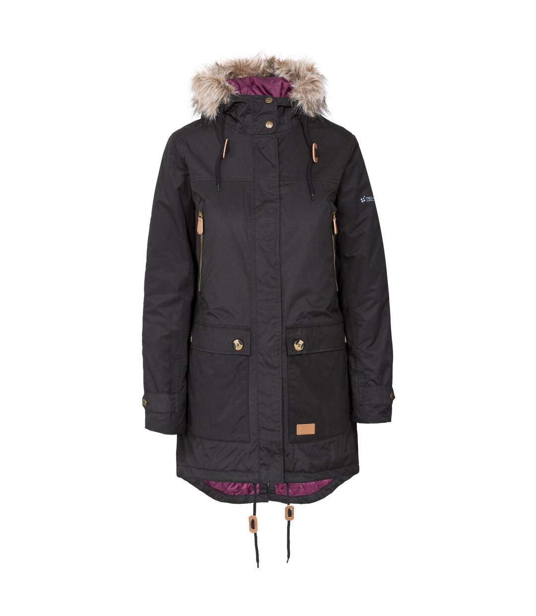 Trespass Womens/Ladies Clea Waterproof Padded Jacket (Black) - UTTP3067-2
